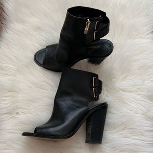 BCBG peep toe bootie size 6